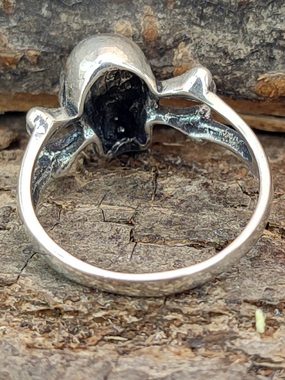 Kiss of Leather Silberring Ring Totenkopf, Gr. 50-68 (tk14) - Silber