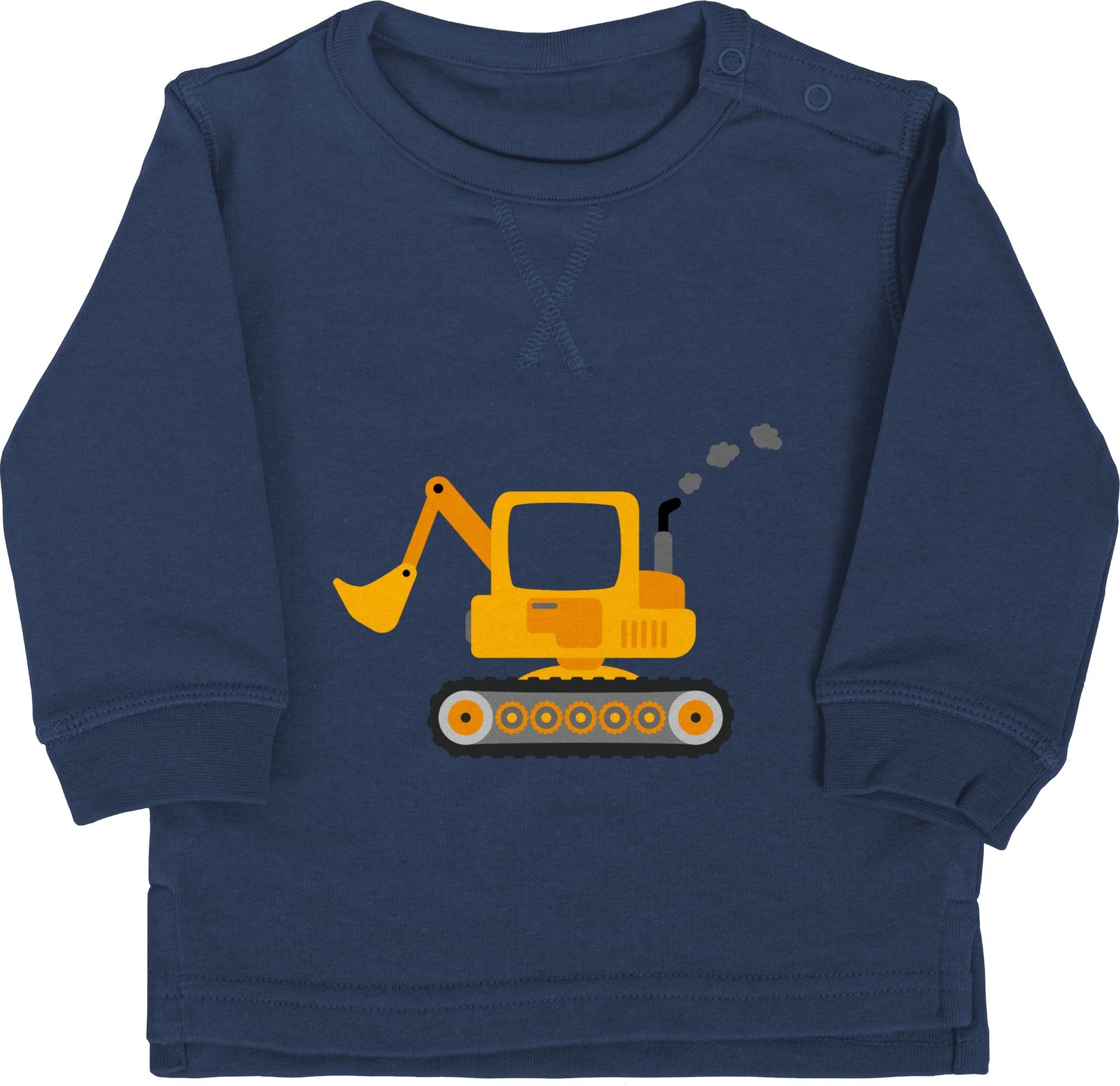 Shirtracer Sweatshirt Bagger Baby Bagger Traktor und Co. 1 Navy Blau