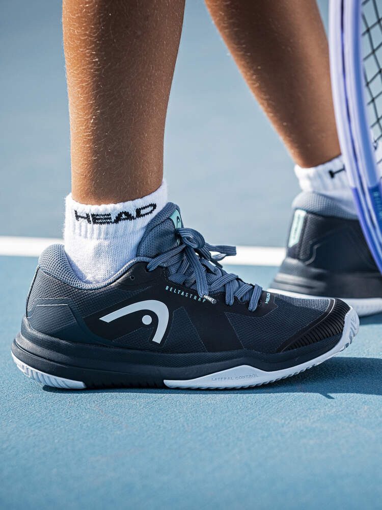 Head Sprint Pro 4.0 Allcourt 2026 dunkelblau/teal Kinder Tennisschuh