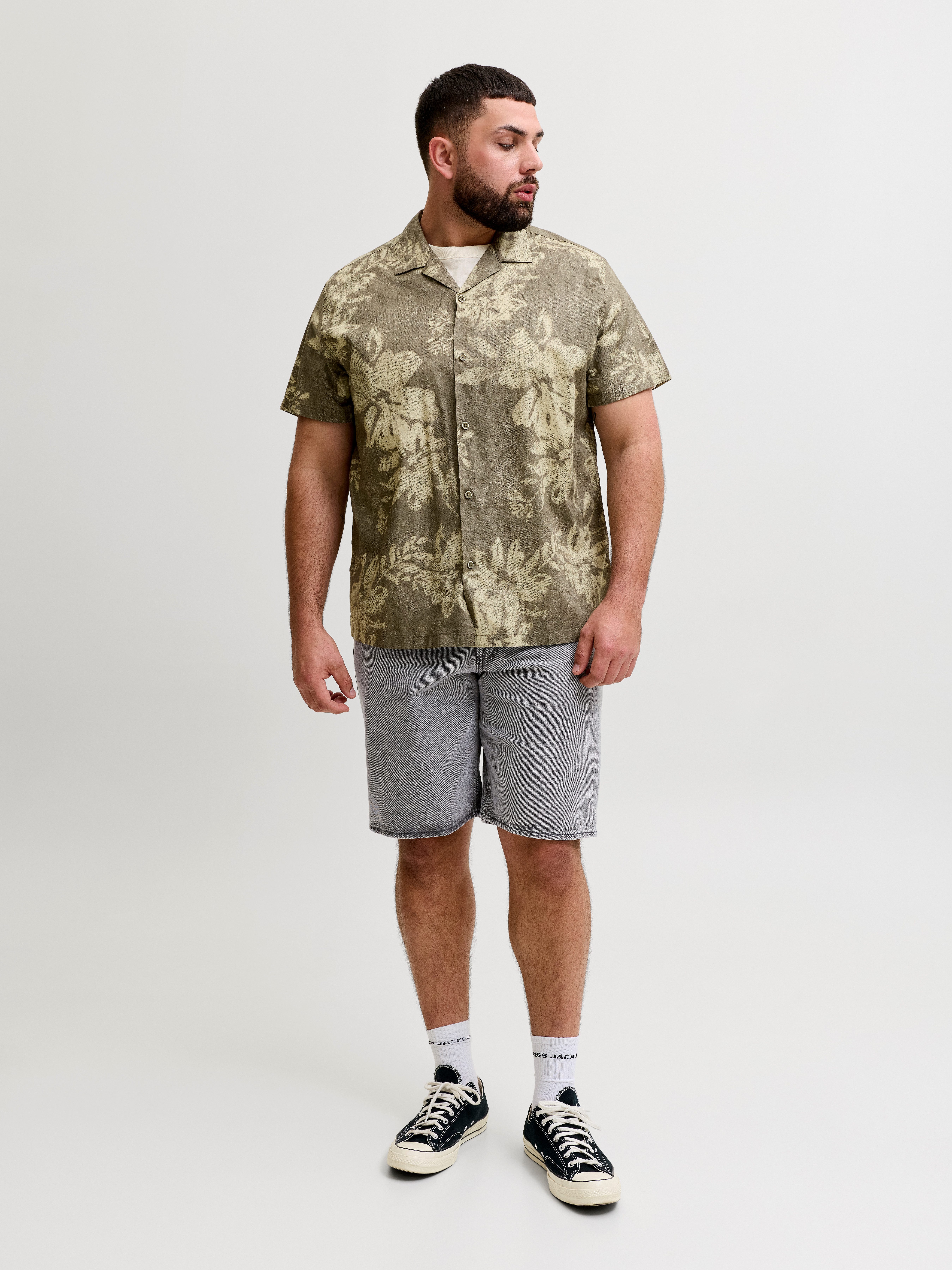 Jack & Jones PlusSize Jeansbermudas JJITONY JJORIGINAL SHORT Five-Pocket-Design, relaxed fit