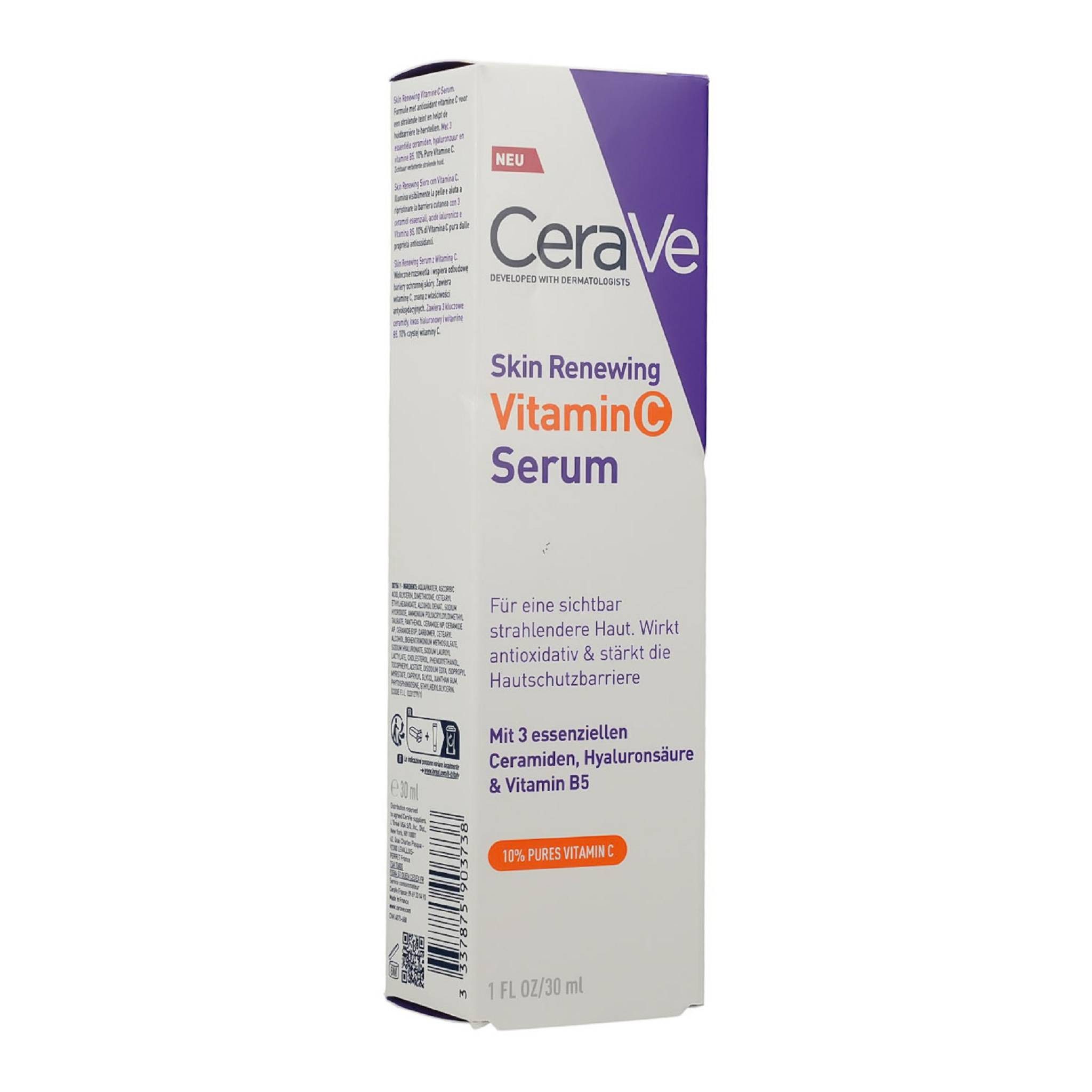 Cerave Gesichtspflege CERAVE Skin renewing Vitamin C Serum 30ml PZN 19979423