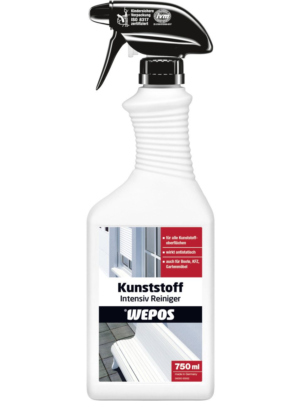 WEPOS CHEMIE GMBH Wepos Kunststoff-Intensivreiniger 750 ml Universalreiniger