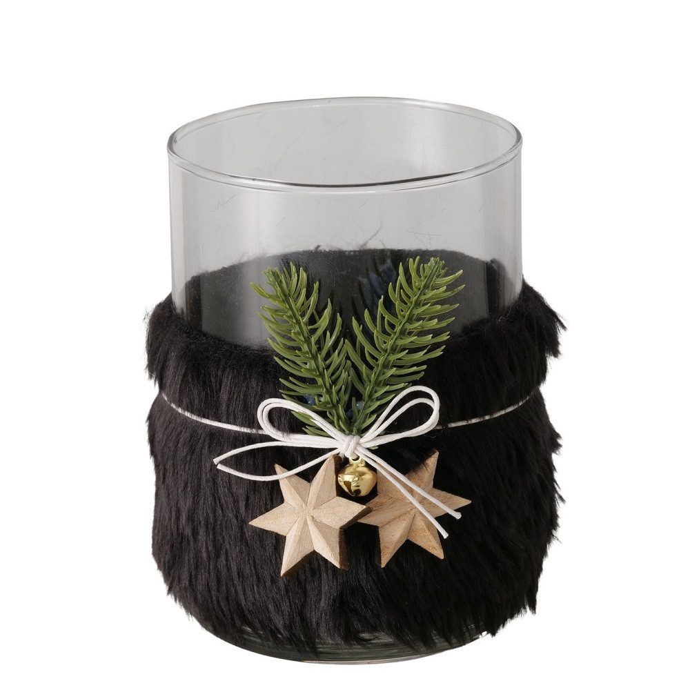 BOLTZE Свічник Boltze Windlicht Noira, schwarz, H 13cm, 2061903