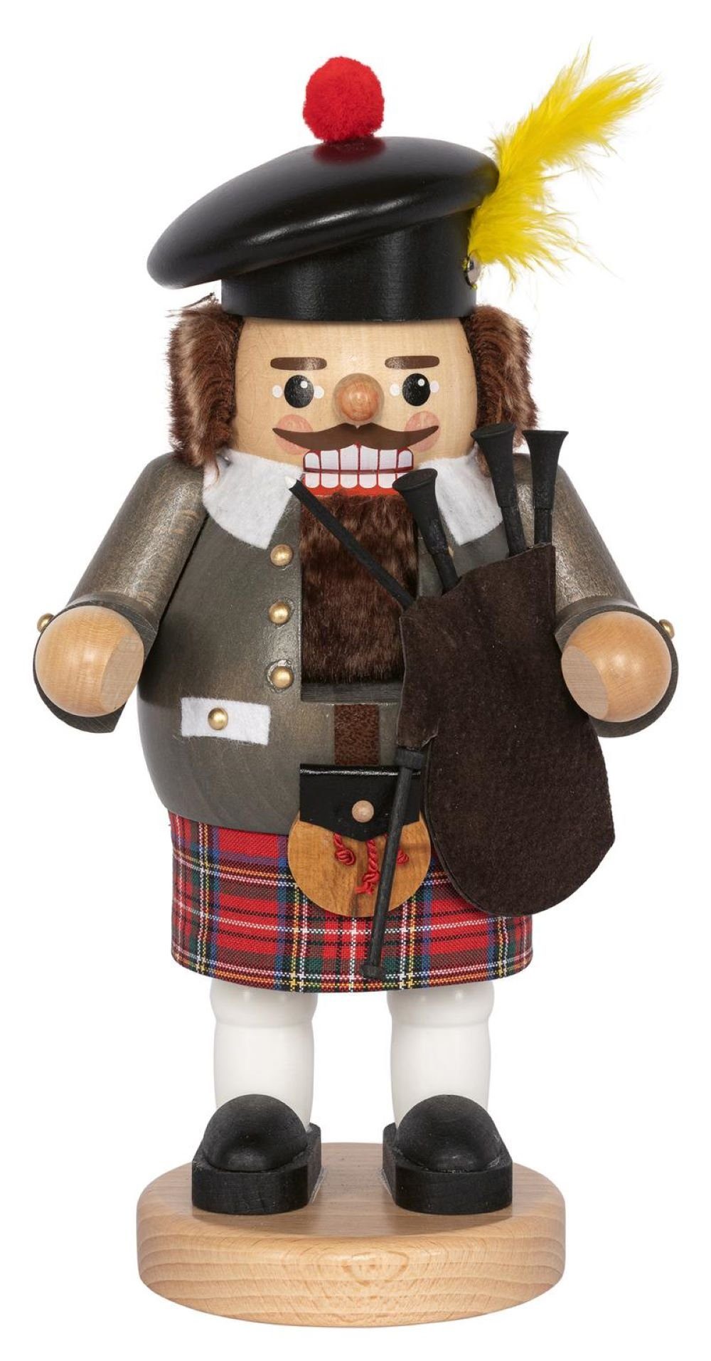 Richard Glaesser Nussknacker Schotte, Höhe 29cm, Handwerkskunst original Erzgebirge