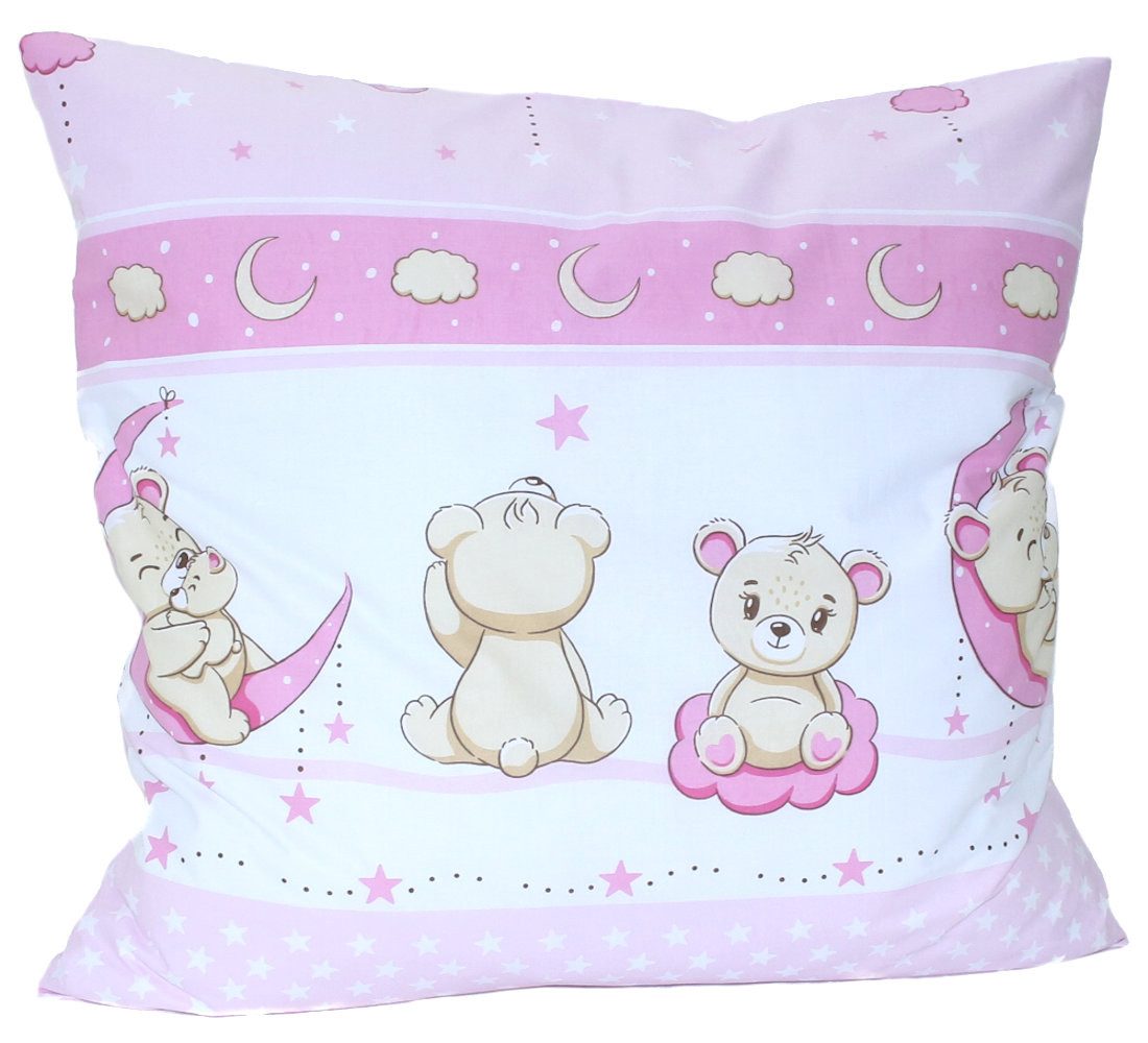 Kissenbezug Baby Kinder Kissenbezug 80 x80 cm Kissenhülle Bezug für Kissen, Primawela