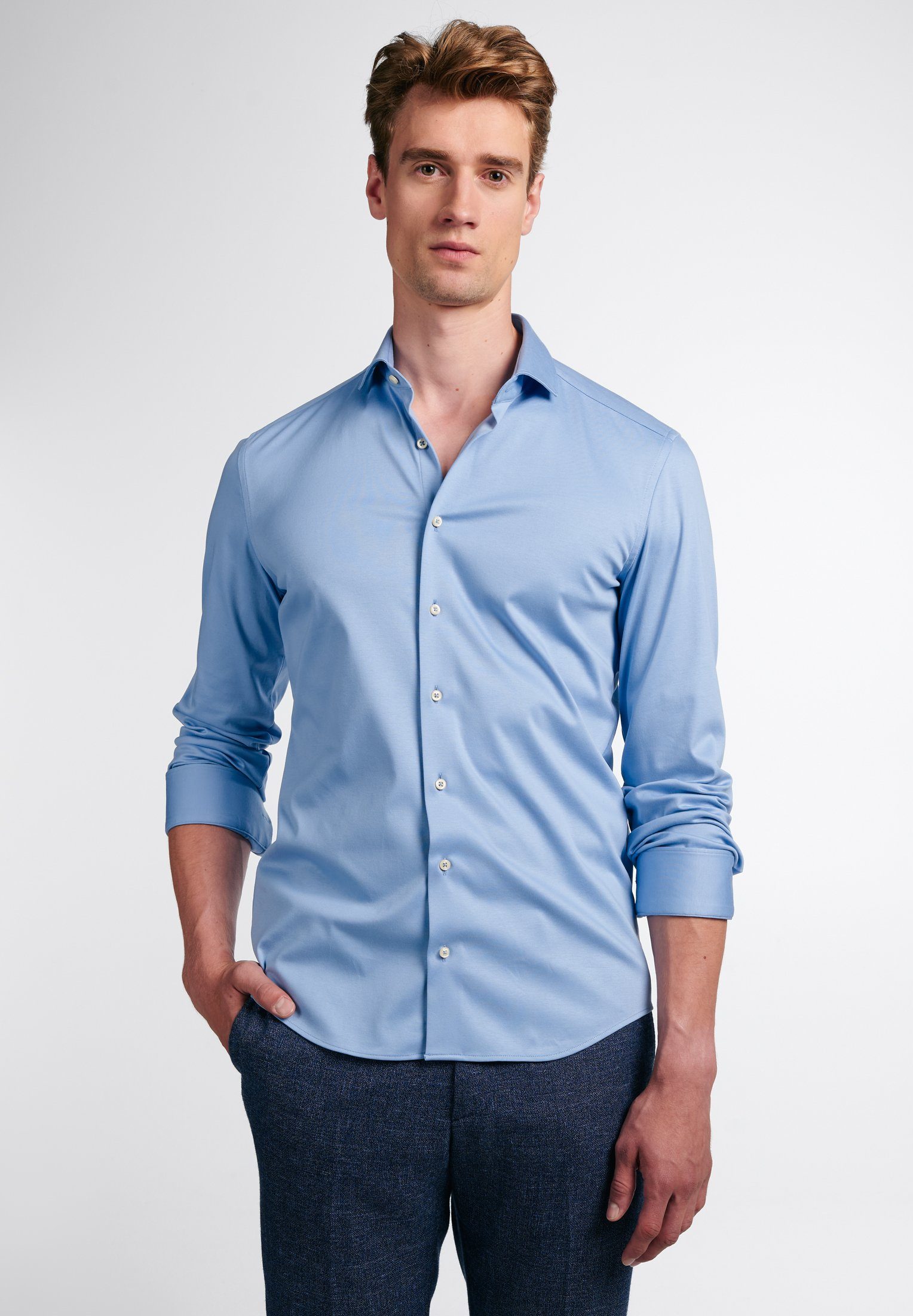 Eterna Langarmhemd SLIM FIT NON IRON günstig online kaufen