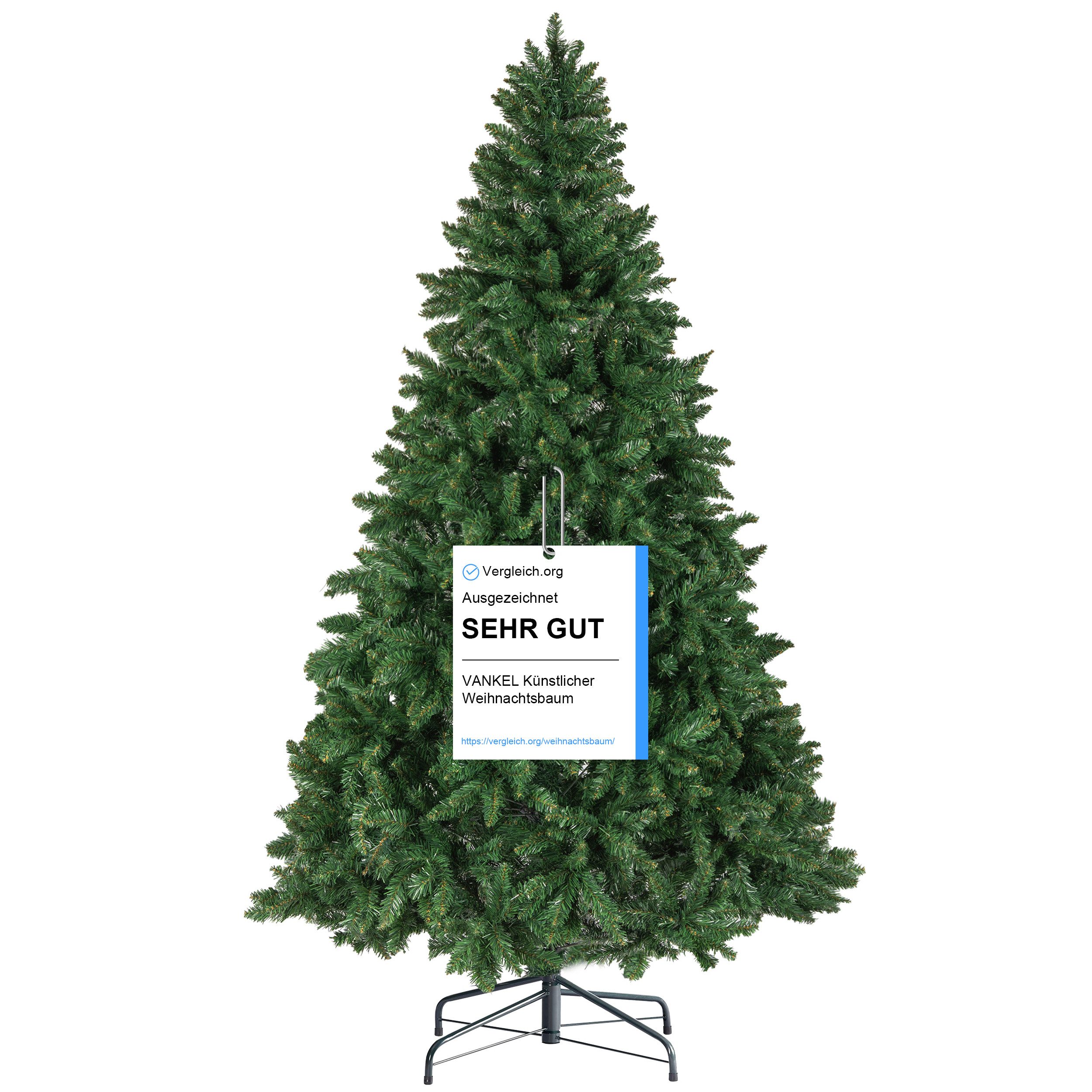 Vankel Künstlicher Weihnachtsbaum tannenbaum mit beleuchtung schmuck mit li günstig online kaufen