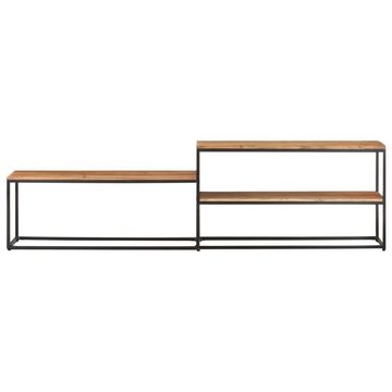 furnicato TV-Schrank 180x30x50 cm Akazie Massivholz