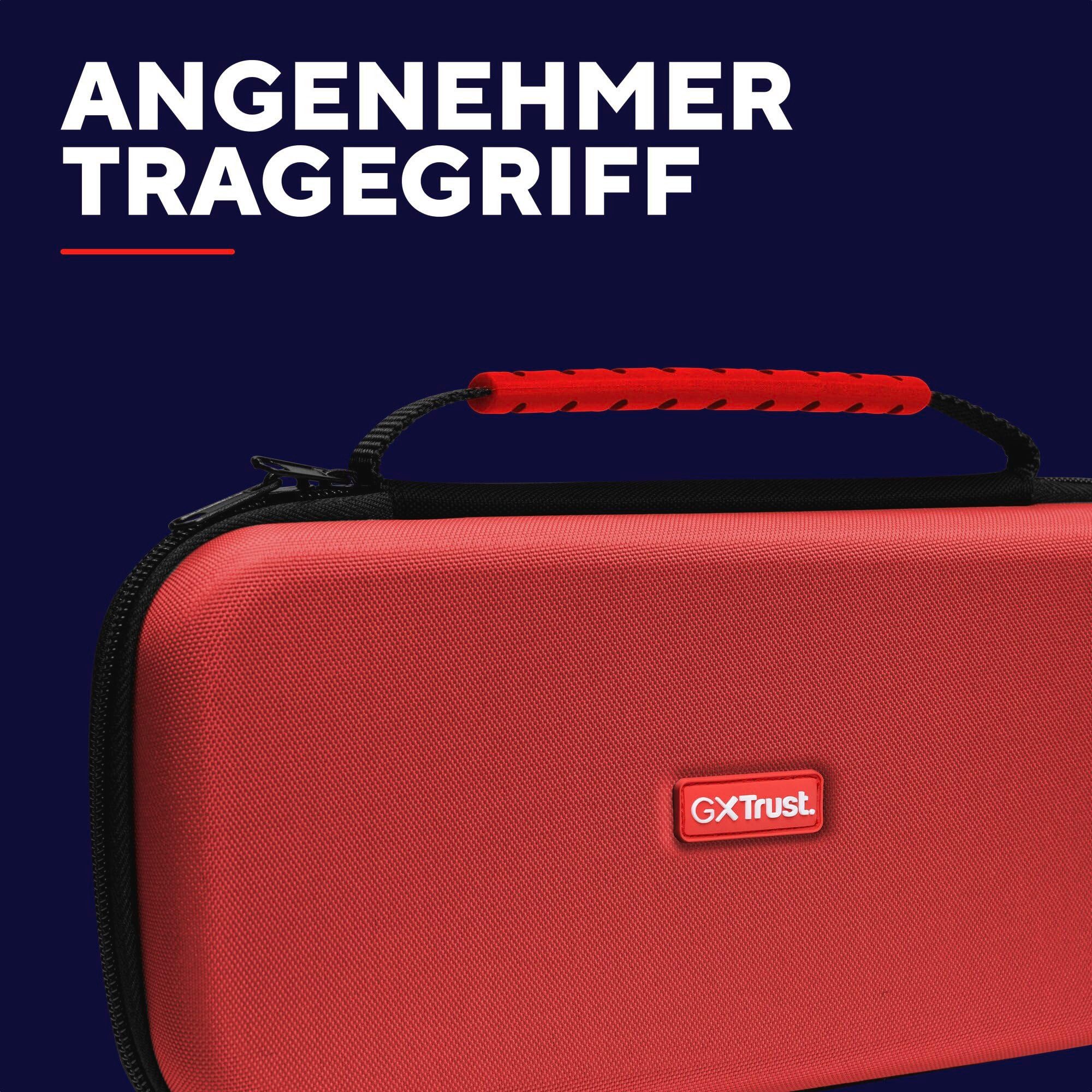 Trust Taschenrechner GXT 1251, Stoßfest, mit Tragegriff, Platz für Spiele und Zubehör