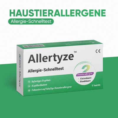 Björn&Schiller Bodentest Allergietest für zuhause Allertyze 2 Haustierallergene Selbsttest