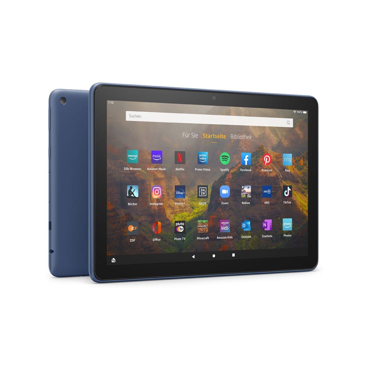 Amazon Fire HD 10 Tablet mit Spezialangeboten 11. Gen Tablet (10,1", 32 GB,  Fire OS, inkl. Ladegerät, verstärktes Display, 12 Stunden Akkulaufzeit),  Speicherkapazität 32 GB