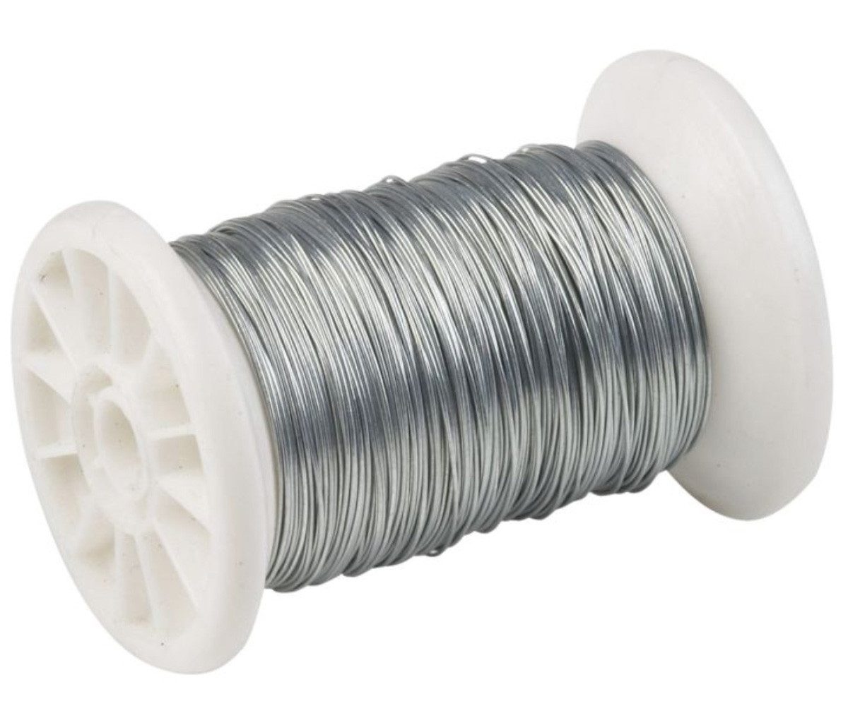 Bindedraht Verzinkter Stahldraht auf Spule 65m – Vielseitig für Haus & Garten