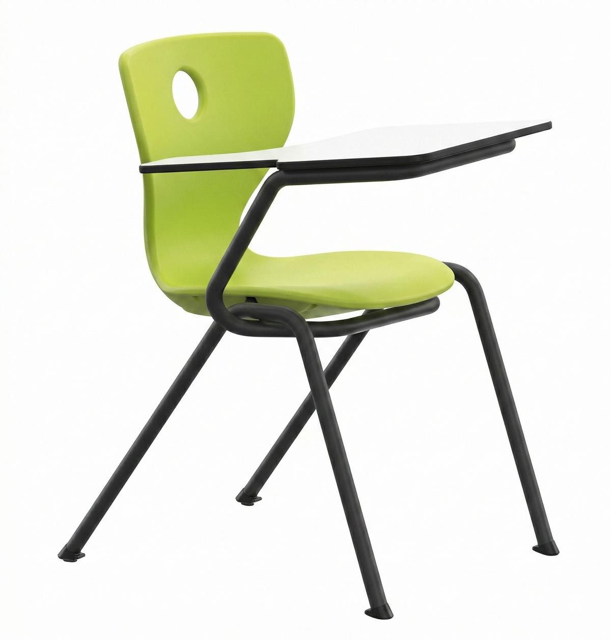 JVmoebel Besucherstuhl Ergonomischer Schulstuhl mit Schreibablage und stabilem Metallgestell, Made in Europa