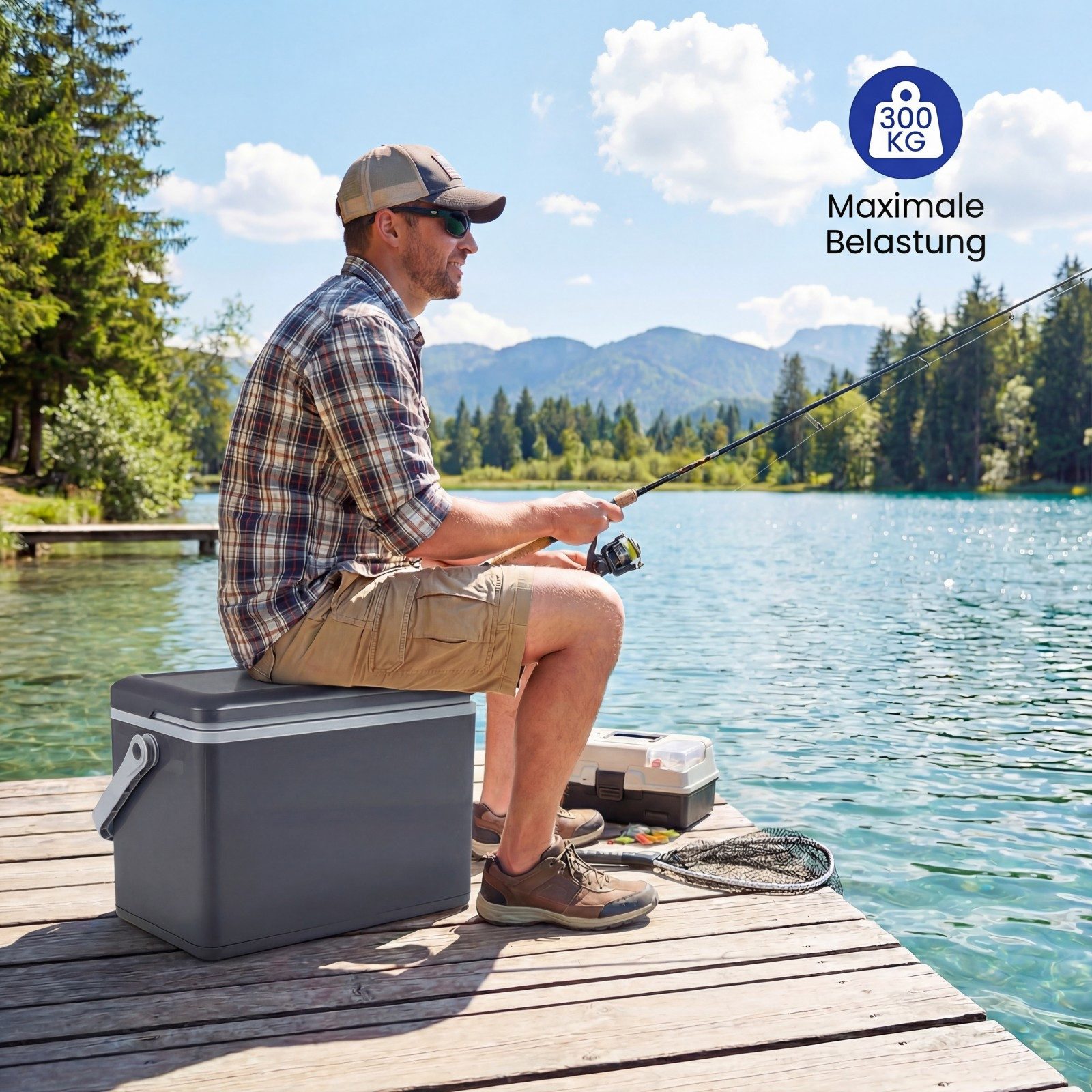 COSTWAY Thermobehälter, (1-tlg), 12 L Kühlbox, Isolierbox bis zu 2-3 Tage Kühlung, für Camping