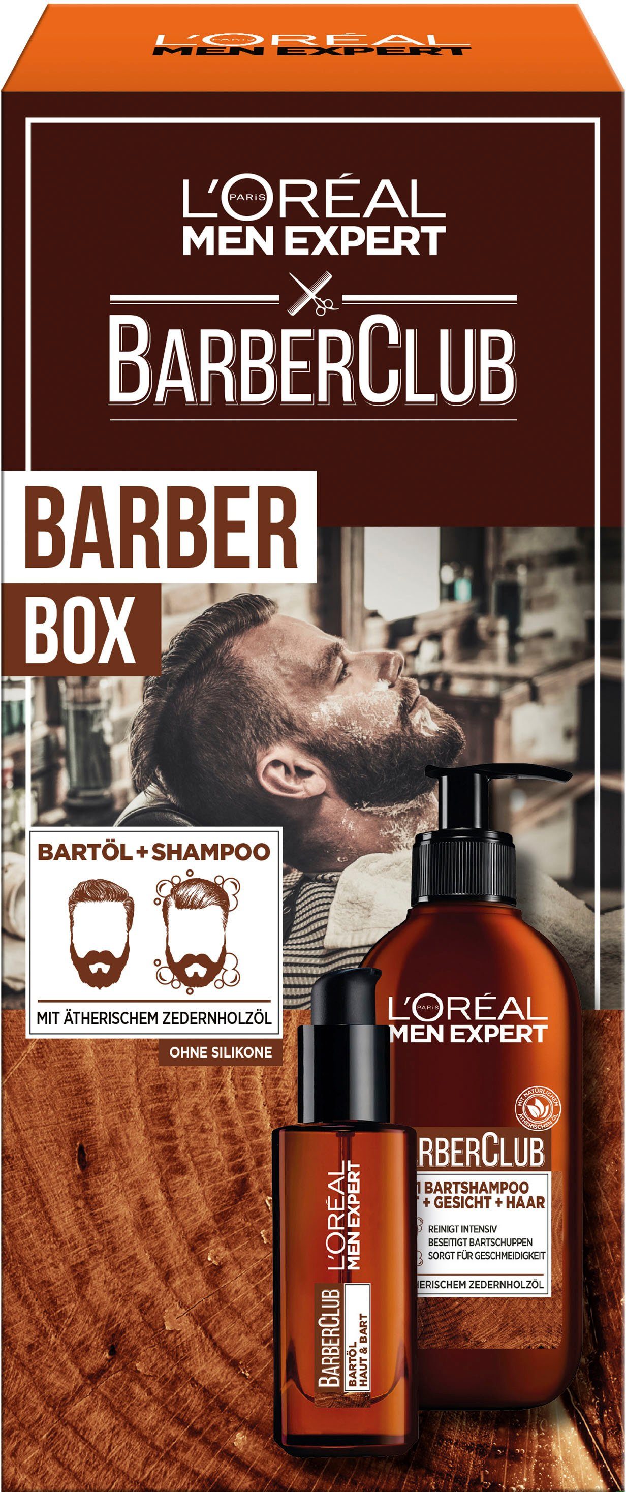 L'ORÉAL PARIS MEN EXPERT Gesicht besonders Bartpflege Gesichtsöl Set Expert Men das mit L'Oréal für Bartöl, geeignet