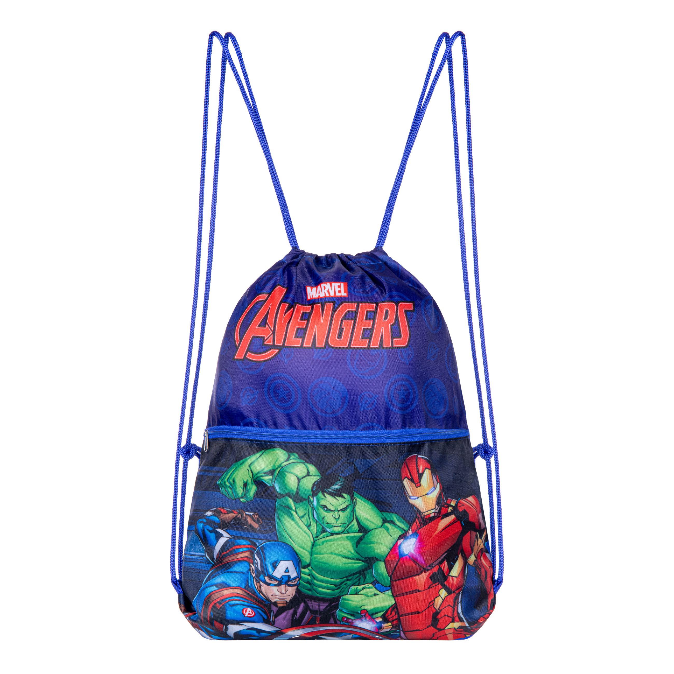 The AVENGERS Turnbeutel Marvel Avengers Turnbeutel Sportbeutel, zusätzliches Staufach