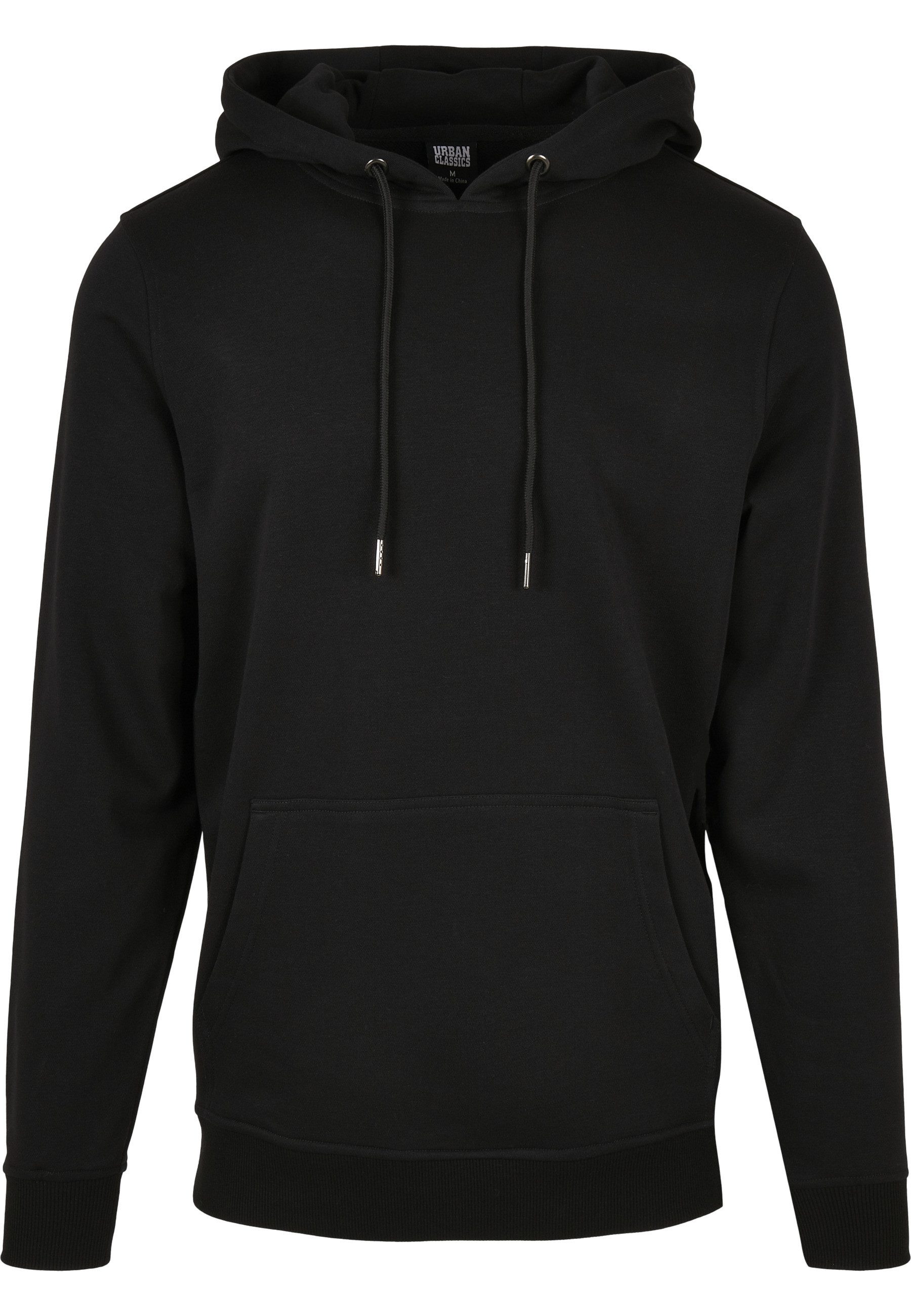 URBAN CLASSICS Rundhalspullover Urban Classics Herren Basic Terry Hoody (1-tlg)