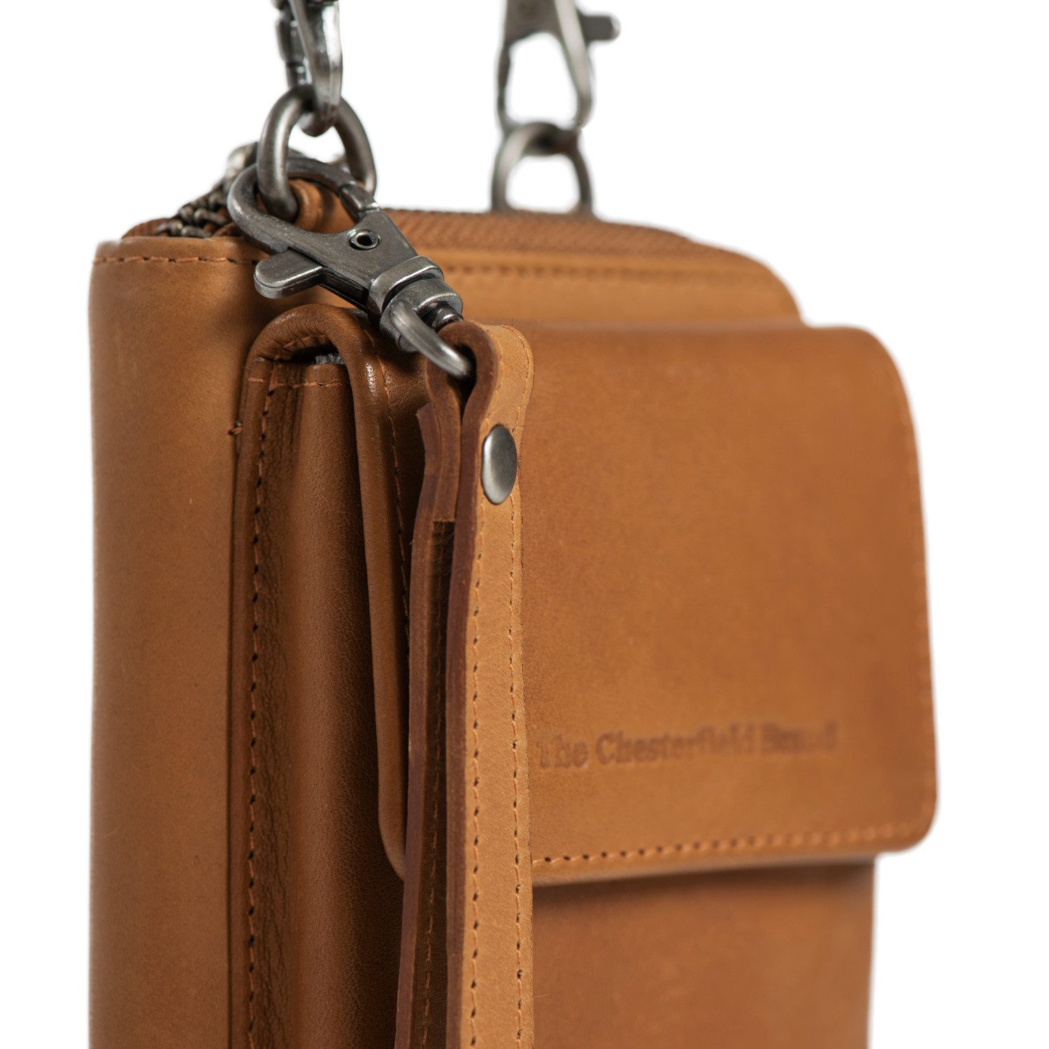 The Chesterfield Brand Handytasche Malaga Geldbörse (1-tlg), Wax Pull up Leder