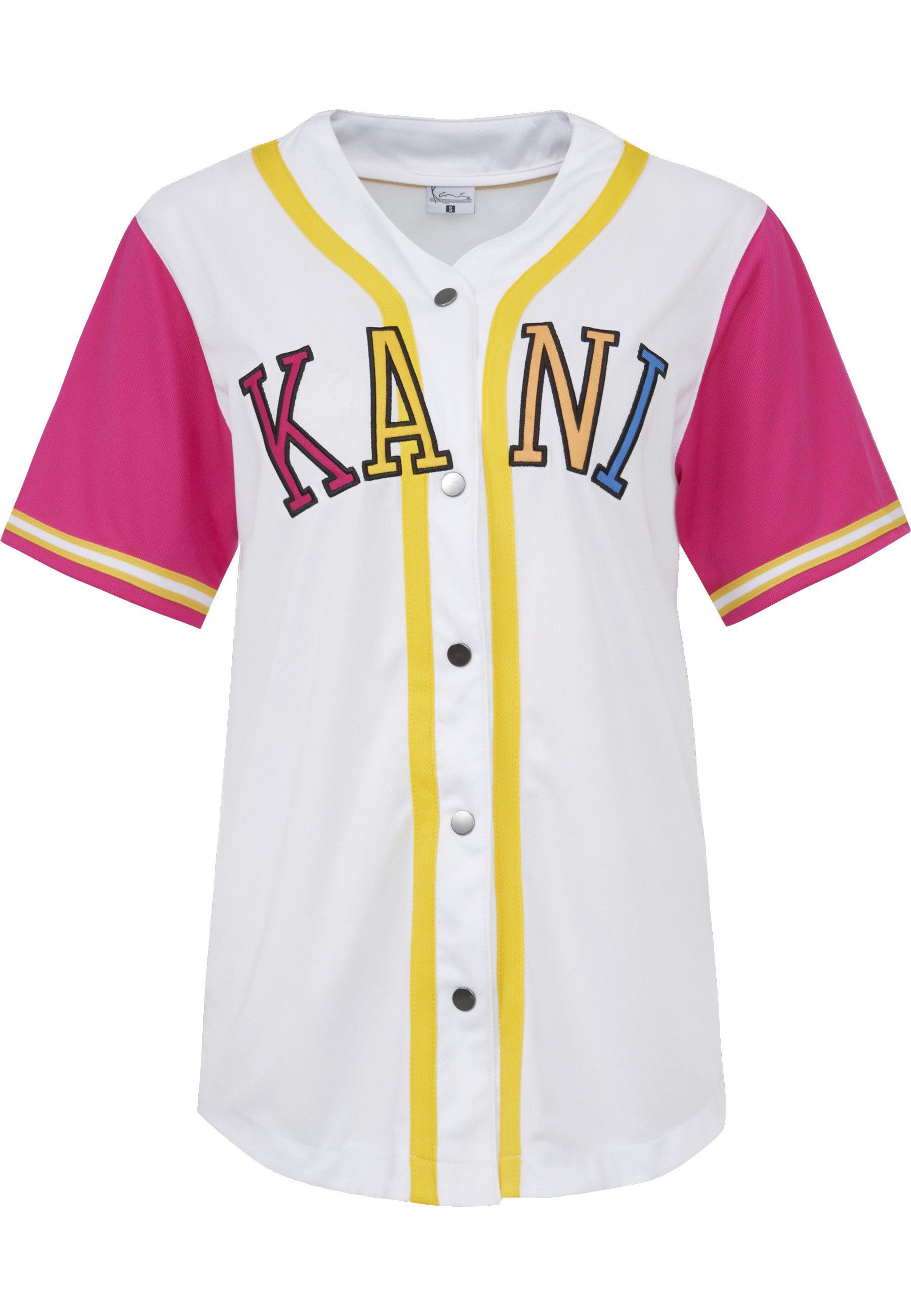 Karl Kani Netzshirt Karl Kani Damen College Block Baseball Shirt (1-tlg)
