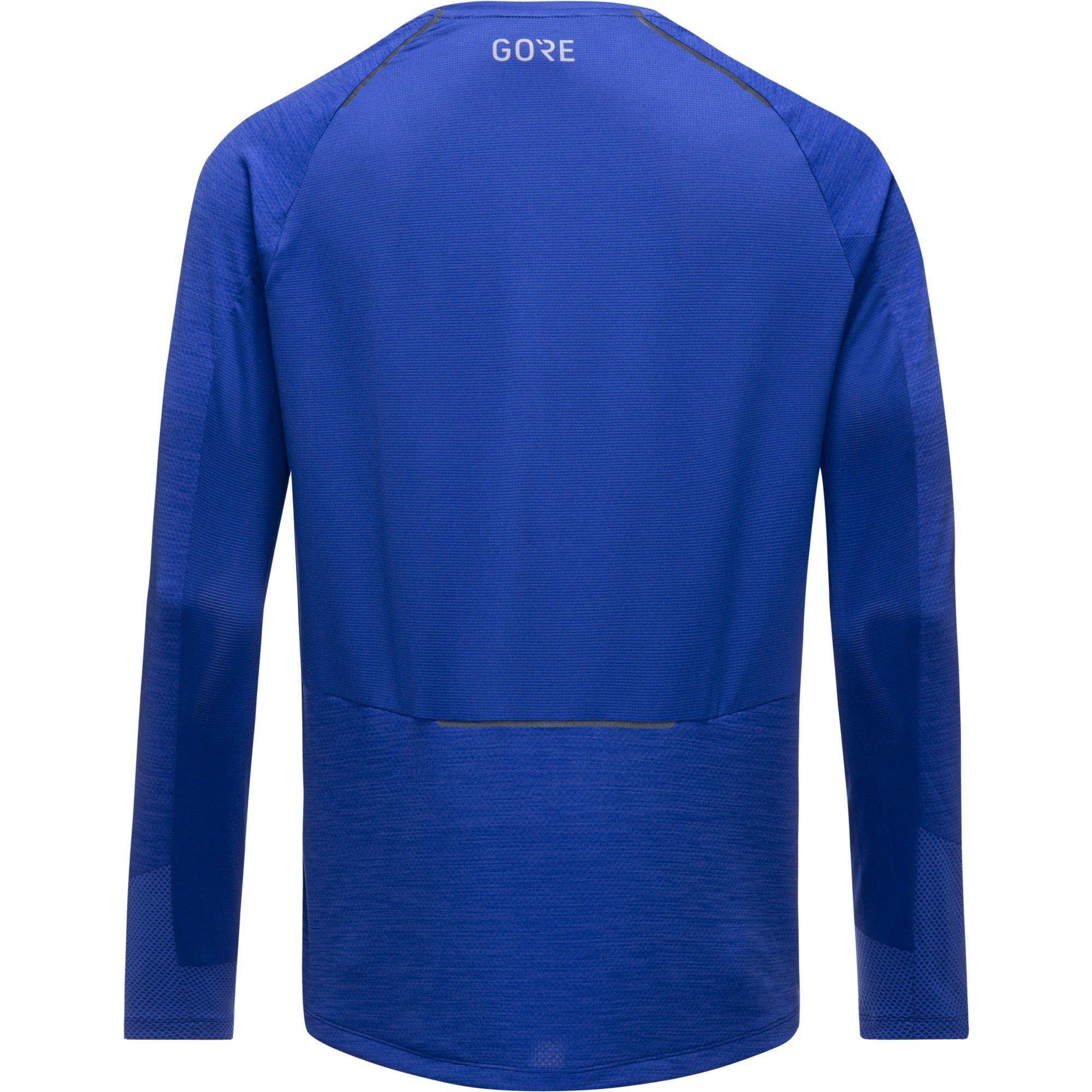 Long-sleeve GORE® Shirt Gore M Herren Ultramarine Blue Wear Langarmshirt Energetic