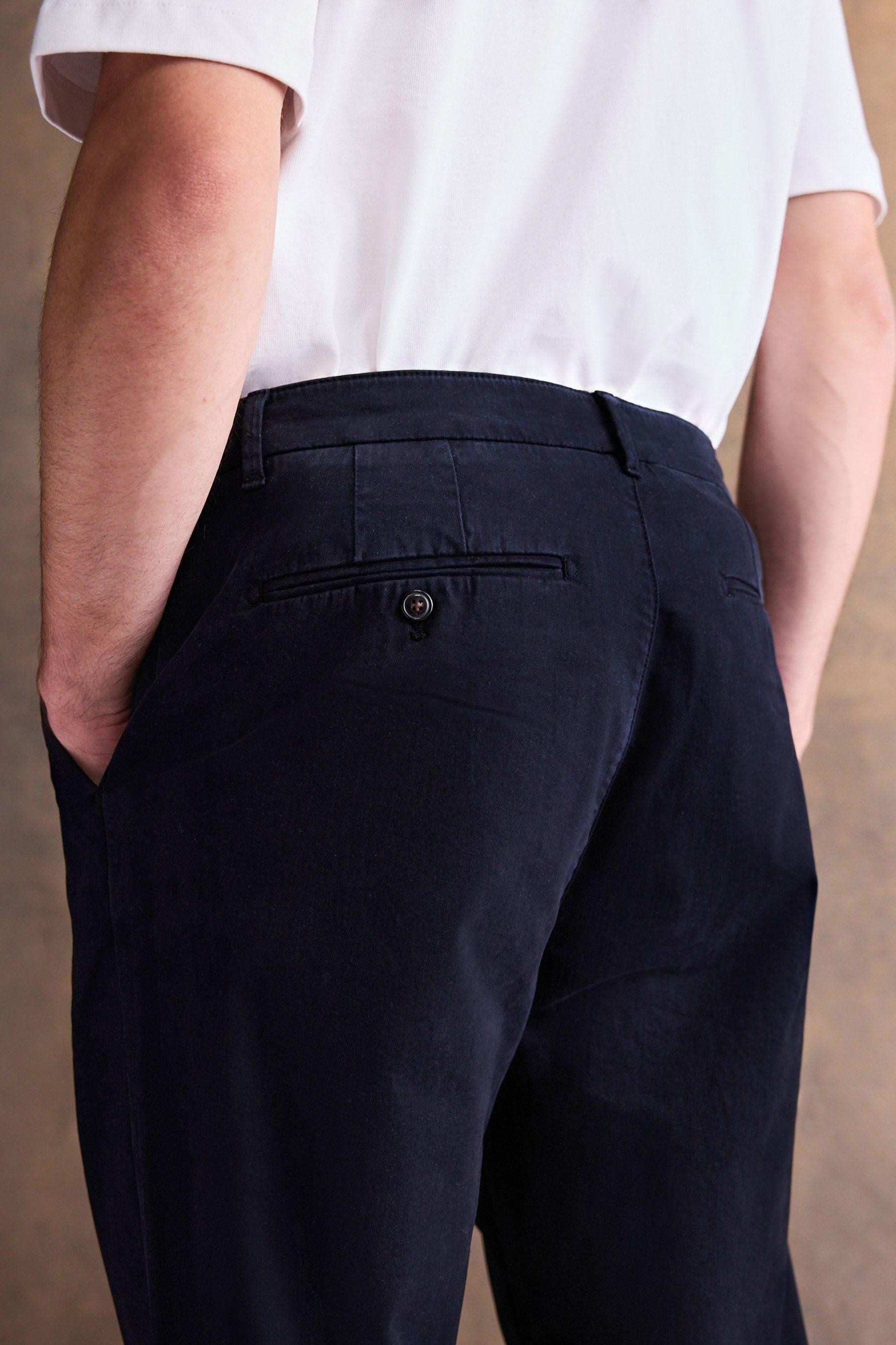 Next Stoffhose Premium Hose mit angerauter Haptik (1-tlg)