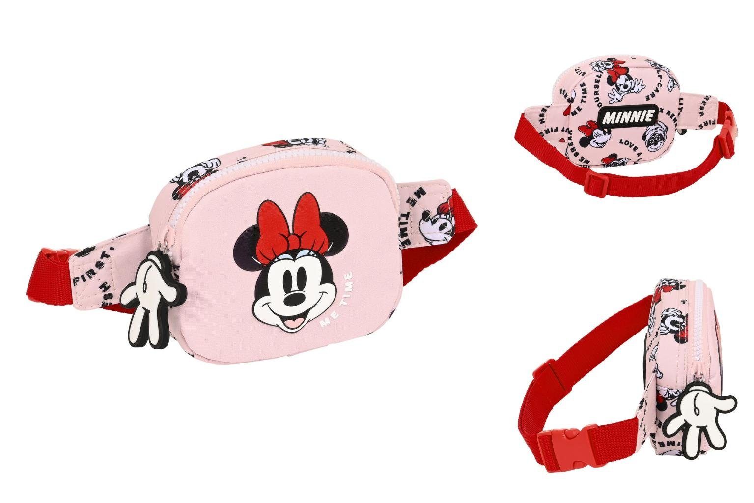 Disney Minnie Mouse Handtasche x Mouse Minnie 4 Me time Gürteltasche Rosa 11 14 x cm