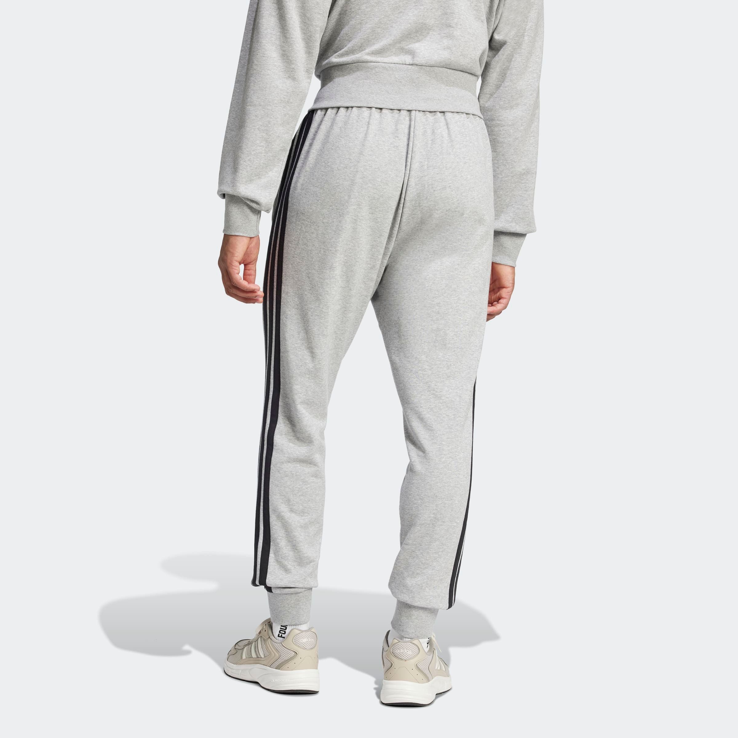 adidas Sportswear Sporthose ESSENTIALS 3-STREIFEN FRENCH TERRY schmal zulaufende Beinform, für sportliche Aktivitäten