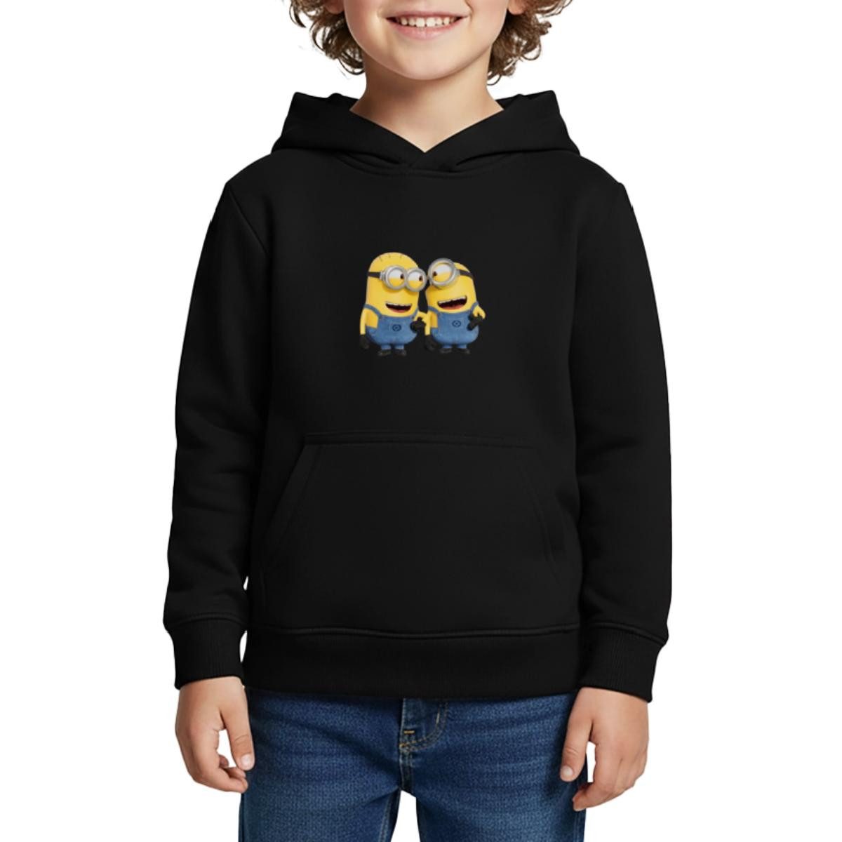 Spreadshirt Hoodie Minions Despicable Me Phil Und Stuart Kinder Premium Hoodie (1-tlg)