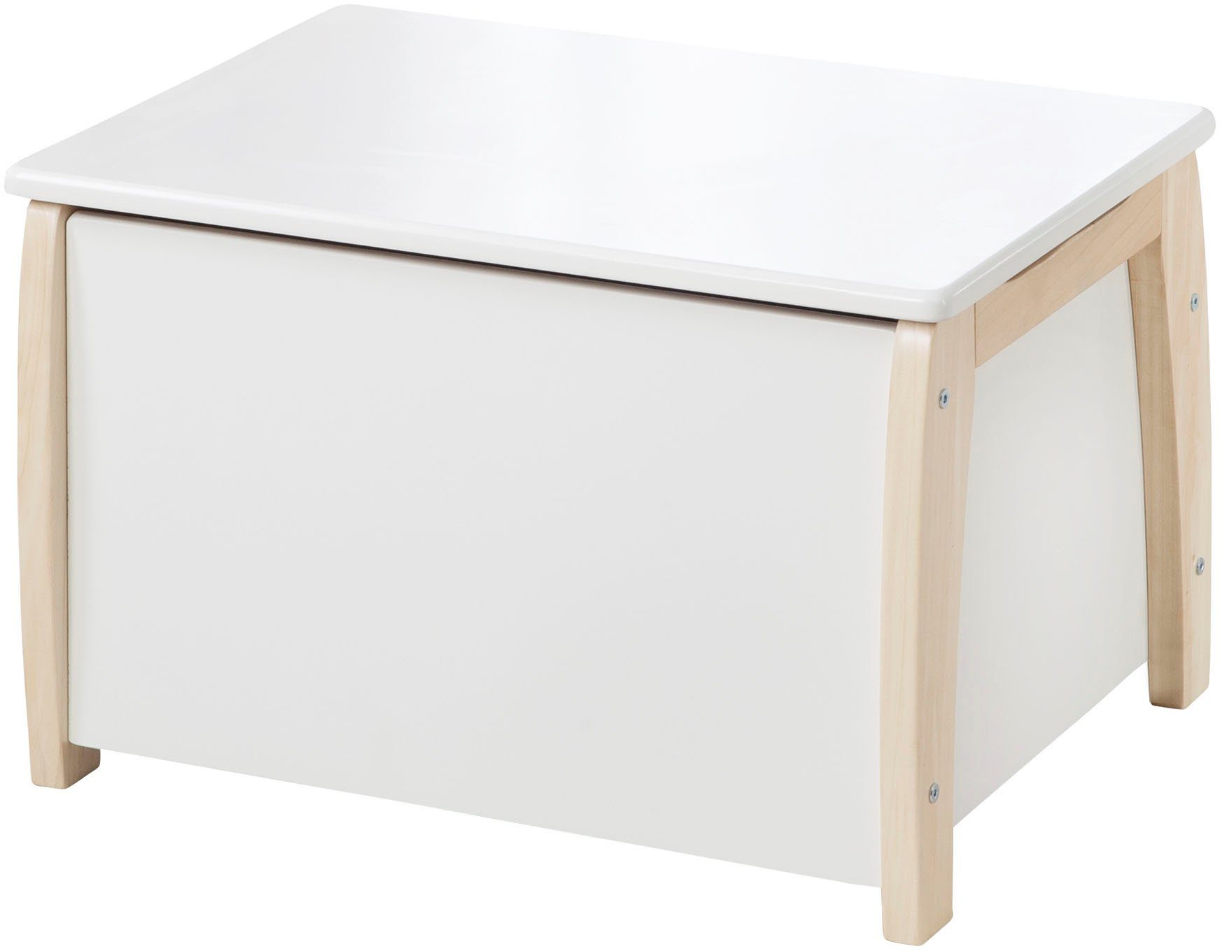 roba® Truhe weiß lackiert, mit Deckelbremse, fürs Kinderzimmer günstig online kaufen