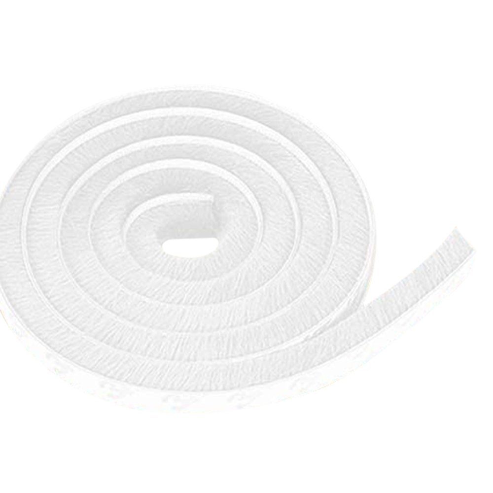 COUNJOYING Türdichtband Dichtband Selbstklebend Gummidichtung 6mm x 3mm,  Weiß (5m x 3 Rollen), (3-St)