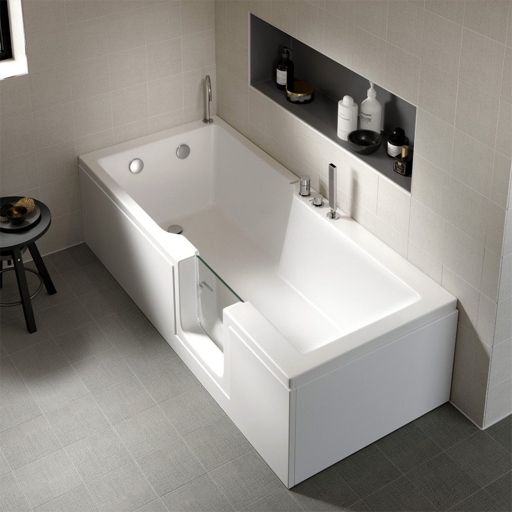 HAK Badewanne EVOLVE Badewanne mit Tür,170x75cm Ausführung Rechts