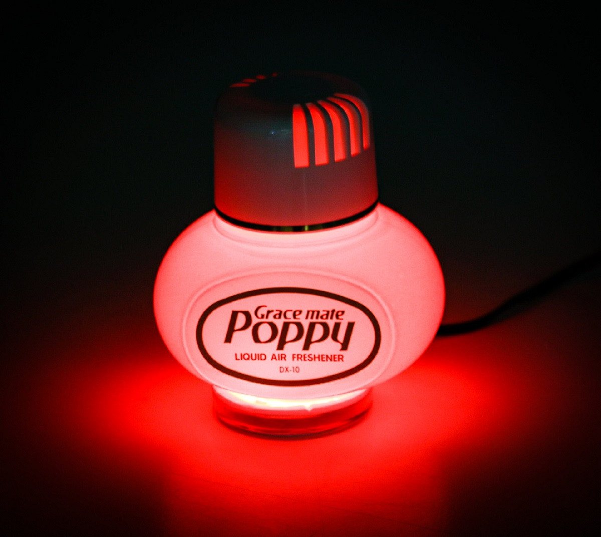 Thumbnail - All Ride Raumduft Original Poppy Lufterfrischer mit roter LED Beleuchtung 24 Volt, Duft (Duft Jasmin), Lufterfrischer Ja...