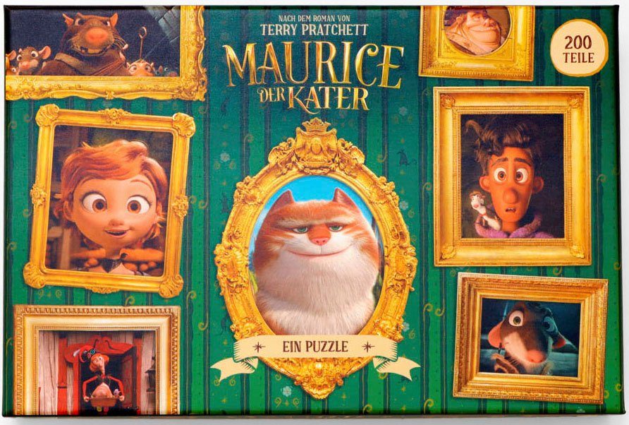 Laurence King Puzzle Maurice, der Kater, 200 Puzzleteile