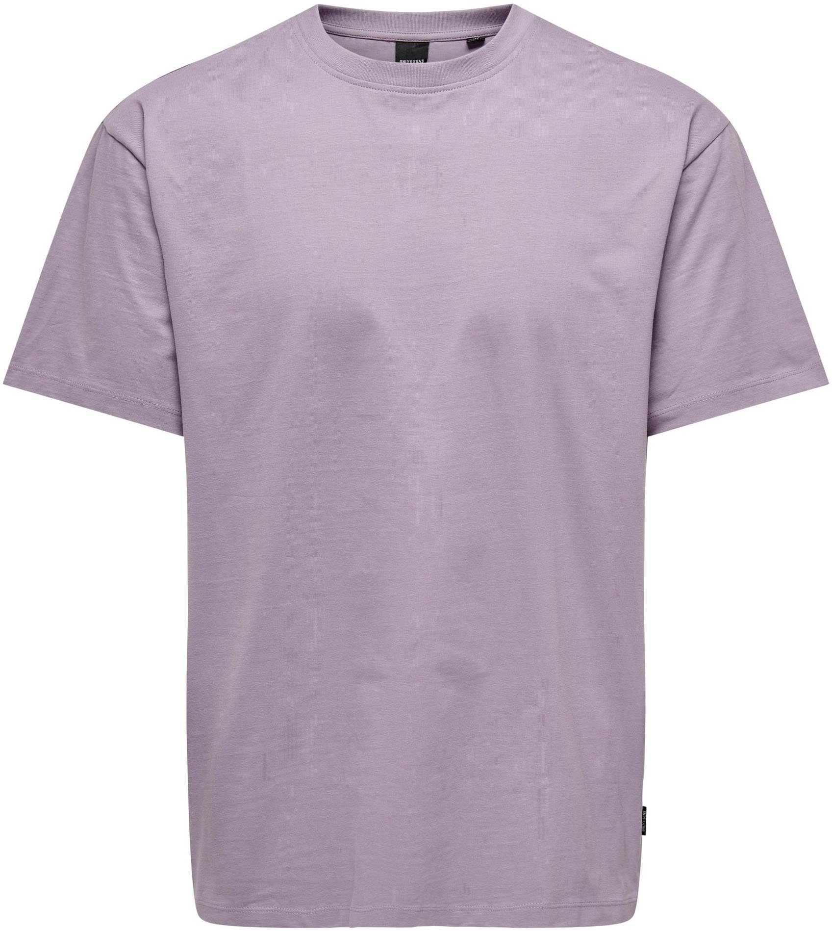 ash T-Shirt purple ONLY SONS & FRED