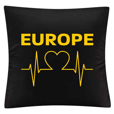 Kissenbezug Europe - Herzschlag - Kissen, multifanshop