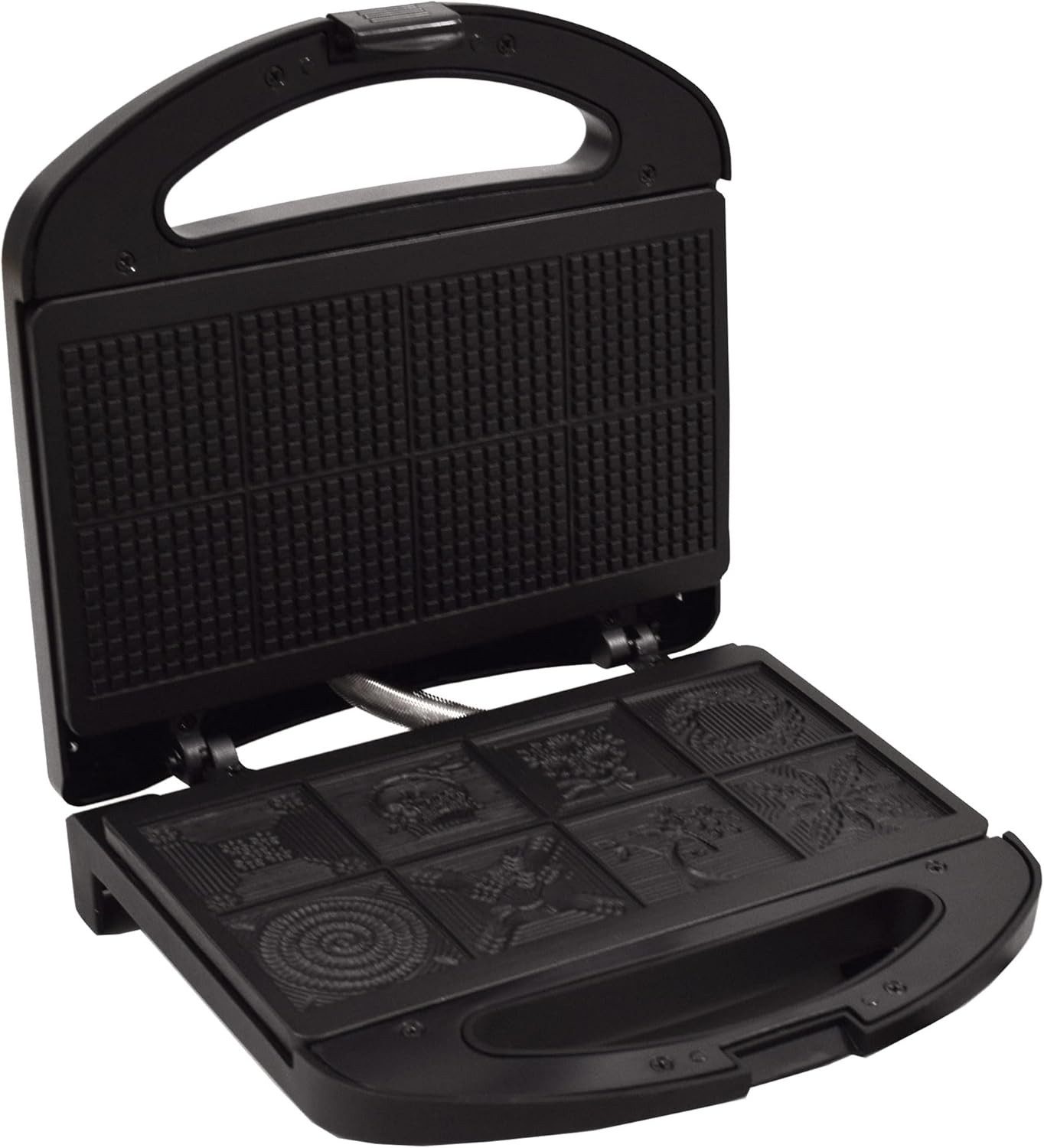 Efbe Waffeleisen Zimtwaffeleisen, 750 W, mit 8 unterschiedlichen Motiven