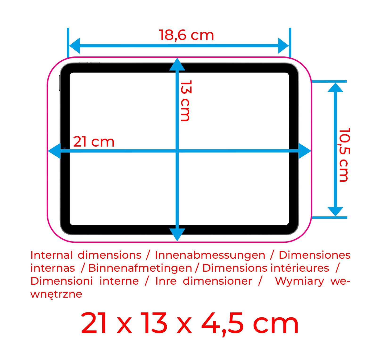 Wicked Chili Etui Tasche für Amazon Kindle Fire 5-7 Zoll, Tablet und Navi 1 günstig online kaufen