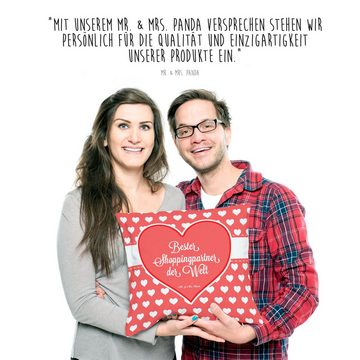 Mr. & Mrs. Panda Dekokissen Shoppingpartner - Geschenk, Freund, Herz Liebe Verliebt Dankeschön Ge