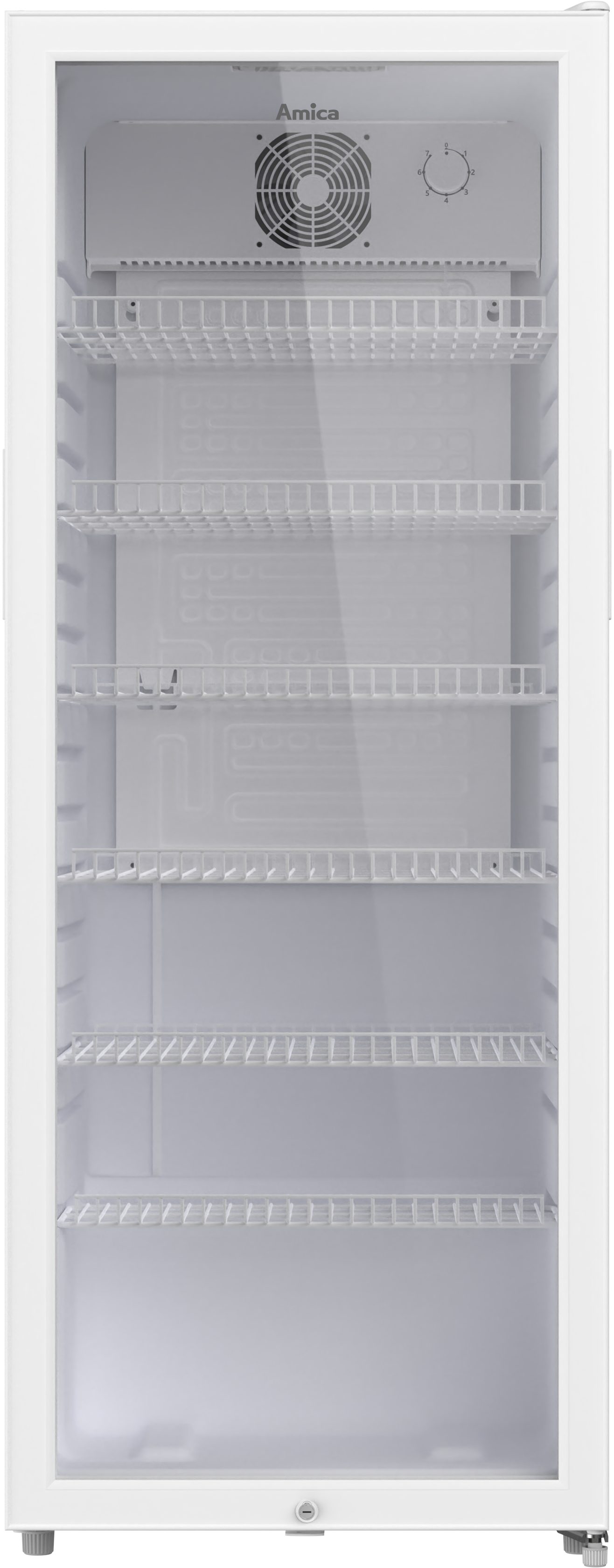 Amica Getränkekühlschrank FK 344 150 W, 141 cm hoch, 55 cm breit, perfekte Kühlung dank professioneller Ausstattung