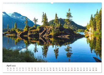 CALVENDO Wandkalender British Columbia - Faszination Kanada (Premium, hochwertiger DIN A2 Wandkalender 2023, Kunstdruck in Hochglanz)