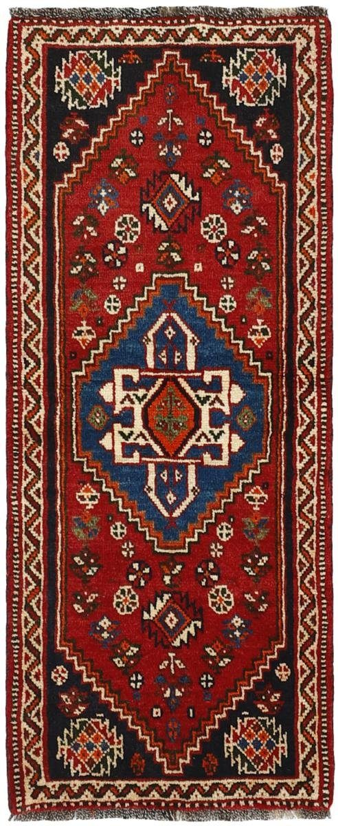 Orientteppich Shiraz 63x157 Handgeknüpfter Trading, Läufer, Perserteppich Orientteppich Höhe: 10 Nain rechteckig, mm 