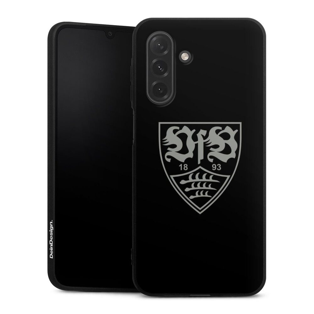 DeinDesign Handyhülle Offizielles Lizenzprodukt VfB Stuttgart VfB Stuttgart schwarz, Samsung Galaxy A26 Silikon Hülle Premium Case Handy Schutzhülle