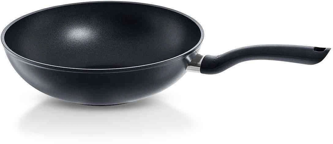 Fissler Wok Cenit®, Aluminium (1-tlg), Ø 28 cm, mit ergonomischem Griff, Induktion, Made in Italy