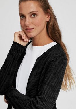 OXMO Strickjacke OXHilda Strickjacke im Perlstrickmuster