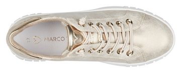 MARCO TOZZI Slip-On Sneaker im Metallic-Look, Freizeitschuh, Halbschuh, Schlupfschuh