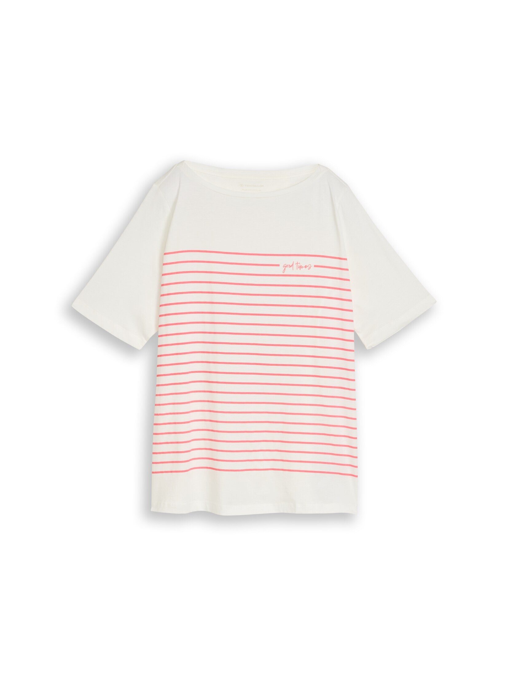 TOM TAILOR PLUS T-Shirt T-Shirt Plus Size - T-Shirt mit Streifenmuster günstig online kaufen