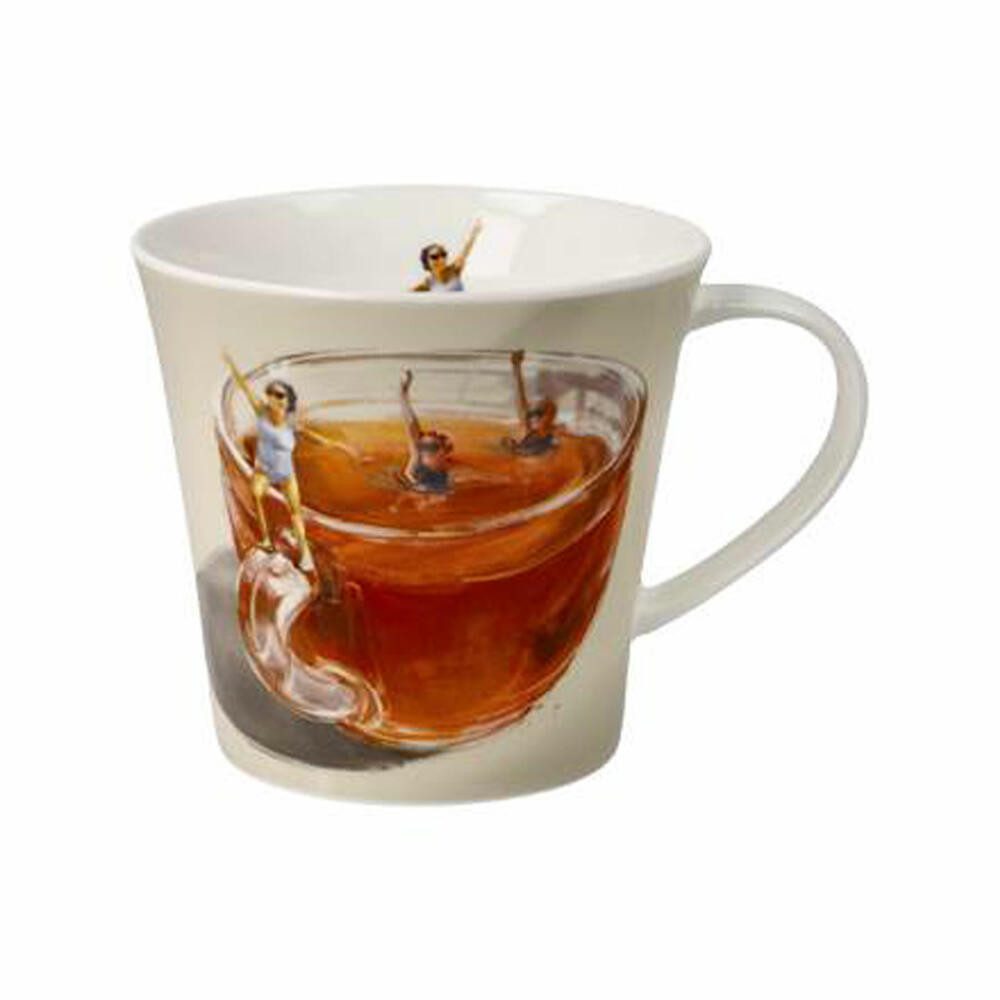 Goebel Tasse Daria Rosso -Tea Gym, Fine Bone China