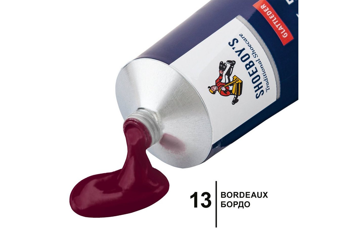 Thumbnail - Shoeboys Schuhputzbürste Leather Cream - Farbauffrischung und Imprägnierung für Glattleder