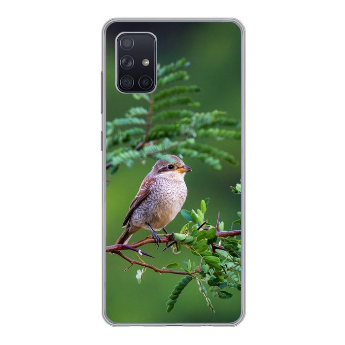 MuchoWow Handyhülle Vogel - Baum - Wald Phone Case Handyhülle Samsung Galaxy A71 Silikon Schutzhülle