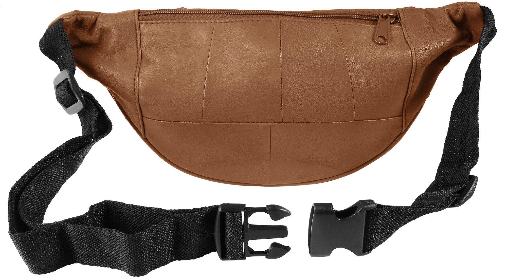 Leonardo Verrelli Bauchtasche Dahi Unisex Hüfttasche Gürteltasche aus Echtleder